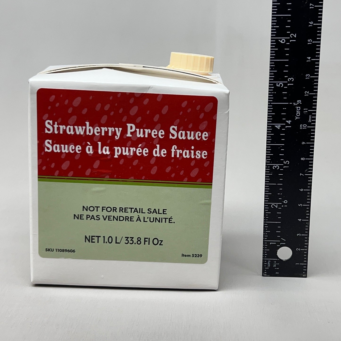 ZA@ STARBUCKS (6 PACK) Strawberry Puree Sauce (33.8 Fl oz/bottle) BB 11/25 As-Is