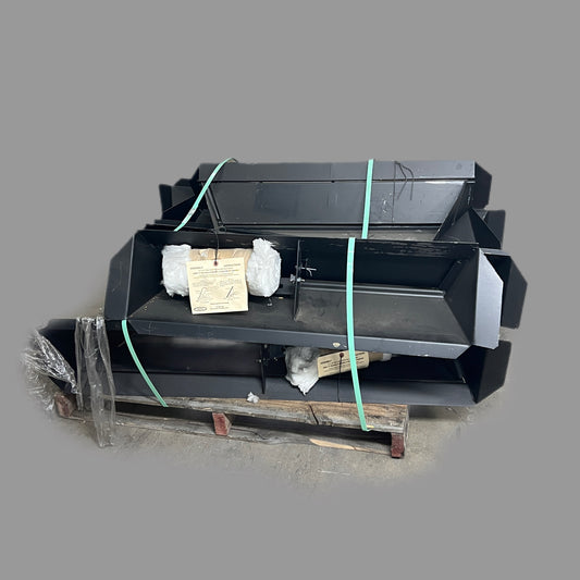 VESTAL Lot of 6! All Steel High Fireplace Throat Dampers Black (Used, AS-IS)