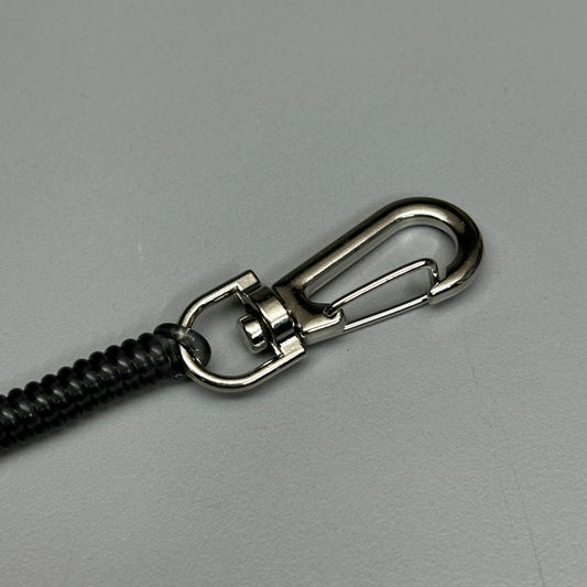 PACIFIC HANDY CUTTER 10-PACK! Coiled Clip Lanyard Elastomer w/ Nylon (New)