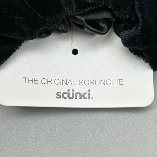 SCUNCI 3-PACK! The Original Scrunchie Black 5-Pieces (New)