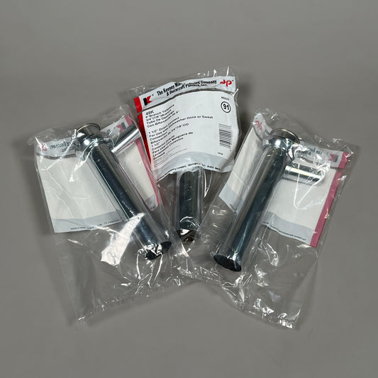 KEENEY 3-PACK of Brass Direct Connect 1-1/2 in. Branch Tailpiece 7/8 in. OD Outlet (New)