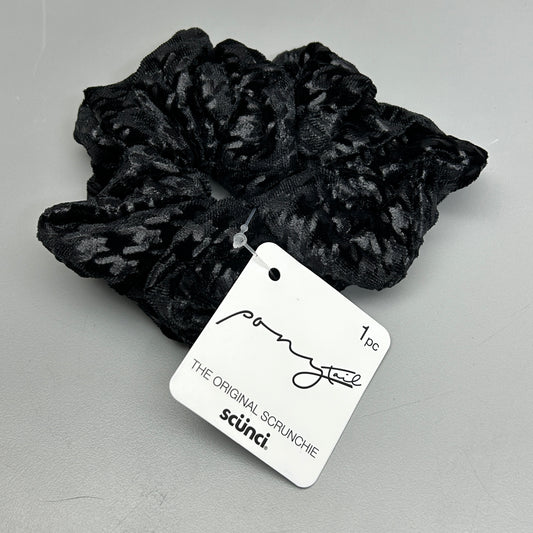 SCUNCI 3-PACK! Black Twister Ulta Ponytail Scrunchie (New)
