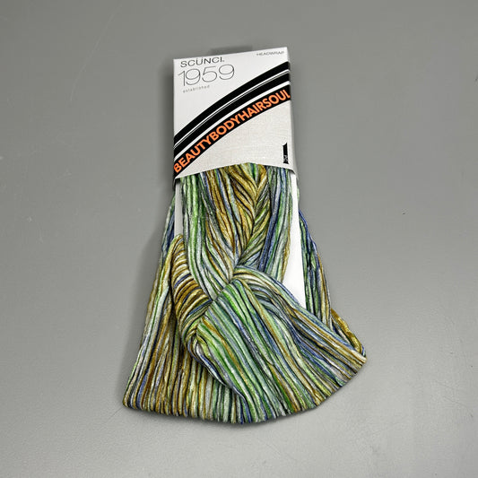 SCUNCI 3-PACK! Turban Headwrap Multicolor 1959 (New)