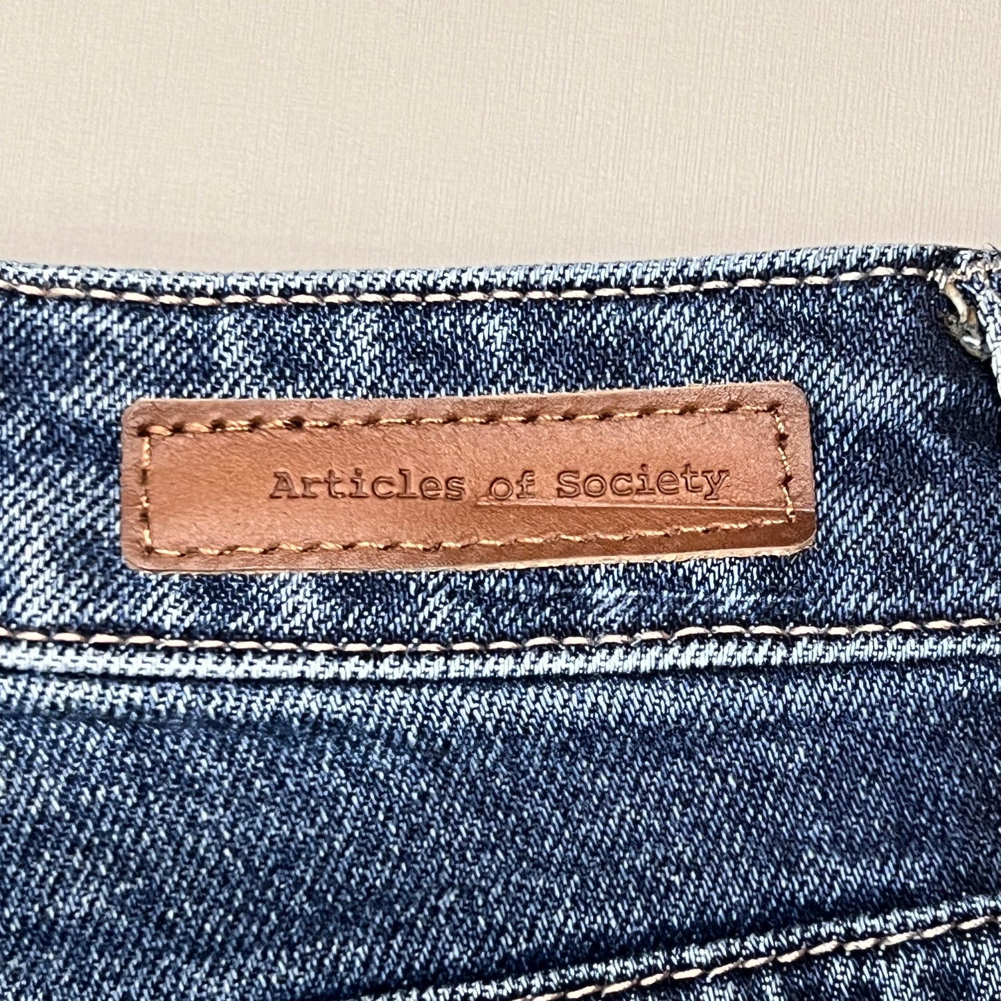 ARTICLES OF SOCIETY Ewa Beach Denim Jeans Women's Sz 27 Blue 4810TQ3-718 (New)