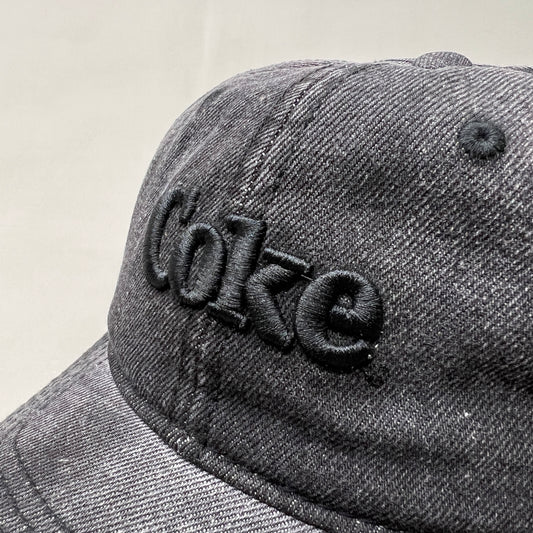 COCA-COLA Baseball Cap Strap Back Sz One Size Black 23635 (New)