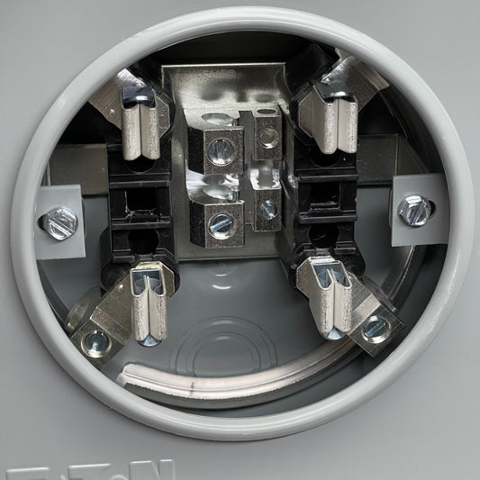 EATON B-Line 11 Meter Socket 125A 4 Jaw 1PH, NEMA 3R Top Feed 125 Amp (New)