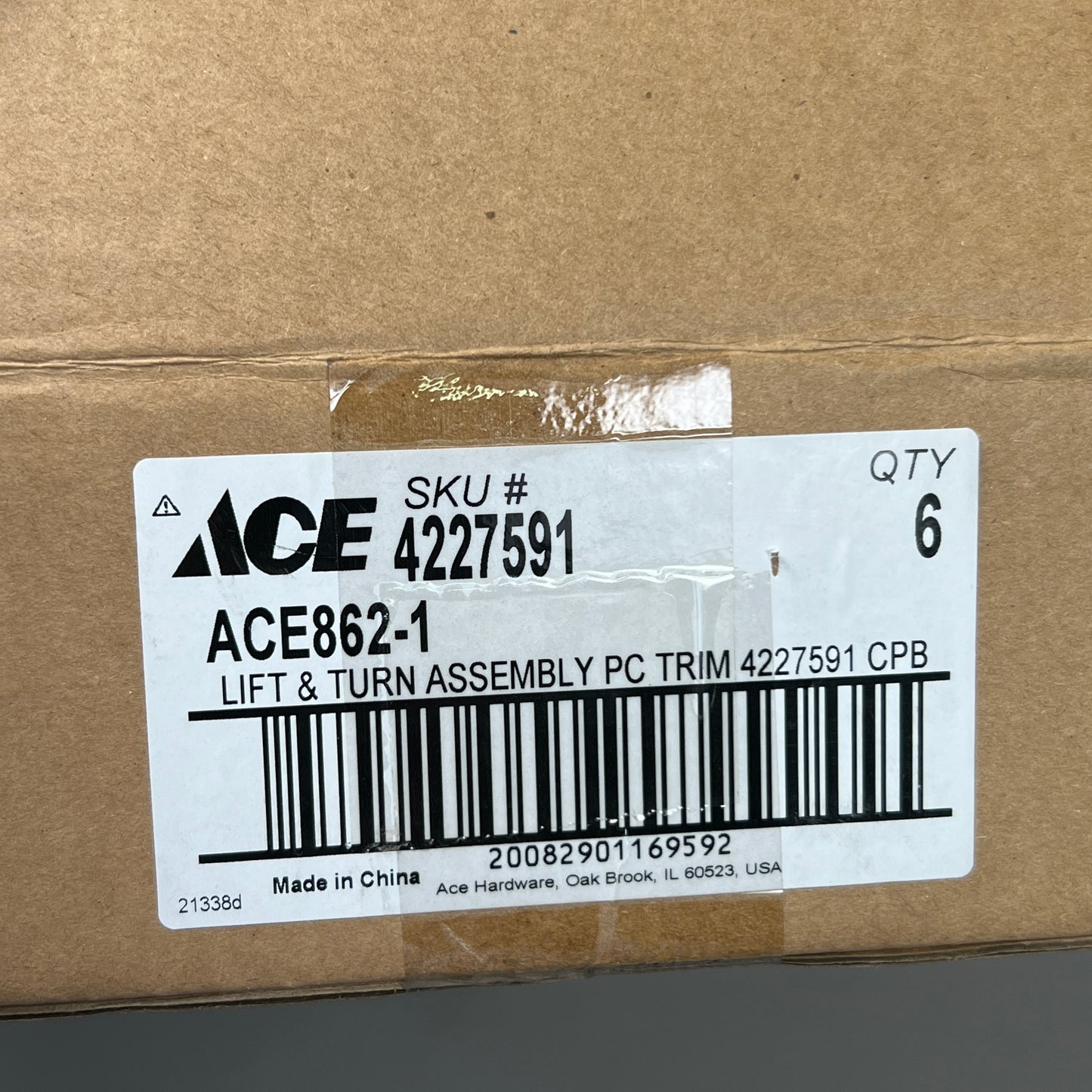 ACE 6-PACK of Lift 'n Turn Tub Drain Polished Metal Assembly 1-1/2 in. (New)