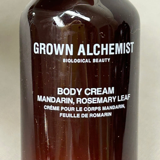 GROWN ALCHEMIST 12-PACK! Body Cream Mandarin Rosemary Leaf 1.69 fl oz (New)
