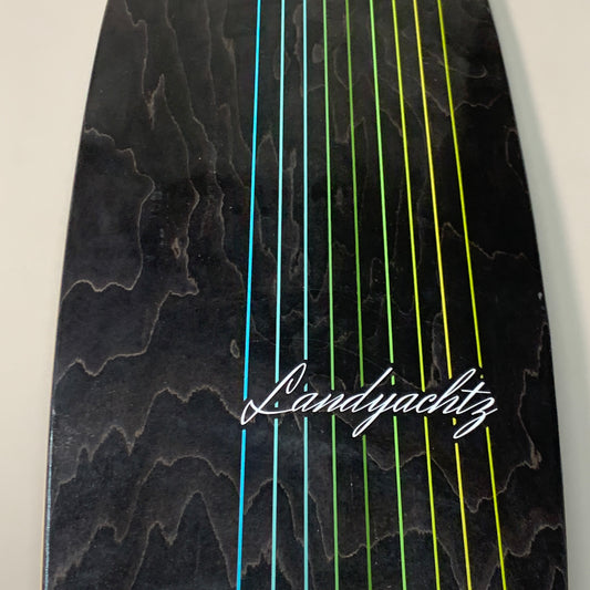 LANDYACHTZ Cruiser Longboard/Skateboard Butter Black Lines Deck 31"x9" (New Other)