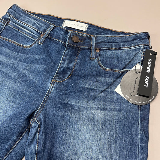 ARTICLES OF SOCIETY Hilo Ripped Denim Jeans Women's Sz 26 Blue 5350PLV-706 (New)