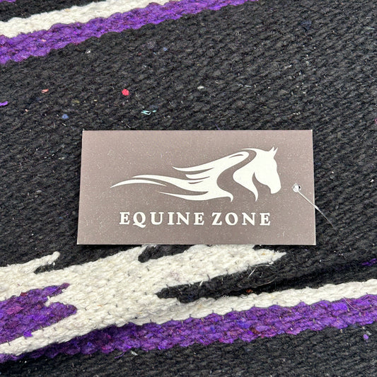 EQUINE ZONE 30" x 60" Saddle Blanket Purple (New)