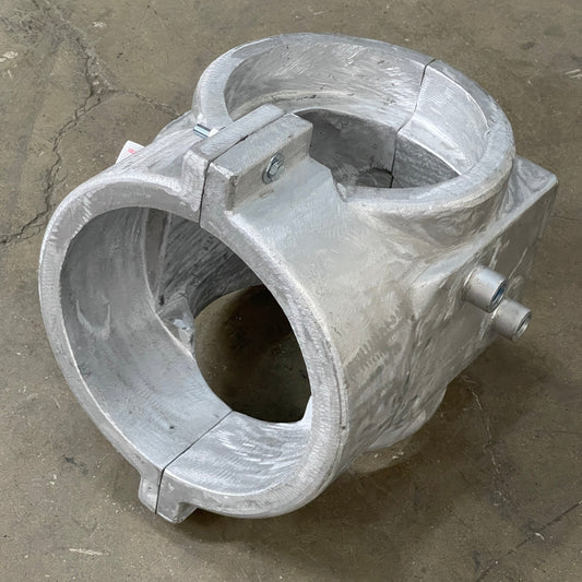 AMETEK CSI Control Heat Aluminum Cast Bolt on Jacket W/ Heat Compound & Fittings (New)