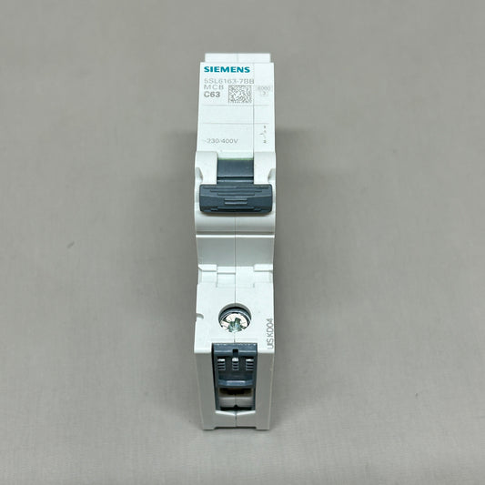 SIEMENS Miniature Circuit Breaker 230/400 V 6kA Off-White 5SL6163-7BB (New)