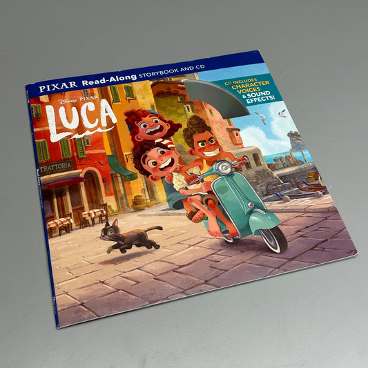 DISNEY PIXAR 10-PK! Luca Read-Along Storybook and CD Paperback Books (AS-IS)