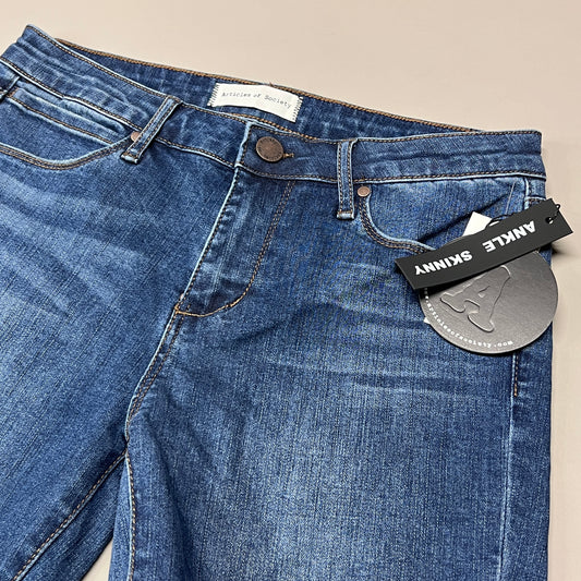 ARTICLES OF SOCIETY Hilo Ripped Denim Jeans Women's Sz 27 Blue 5350PLV-706 (New)