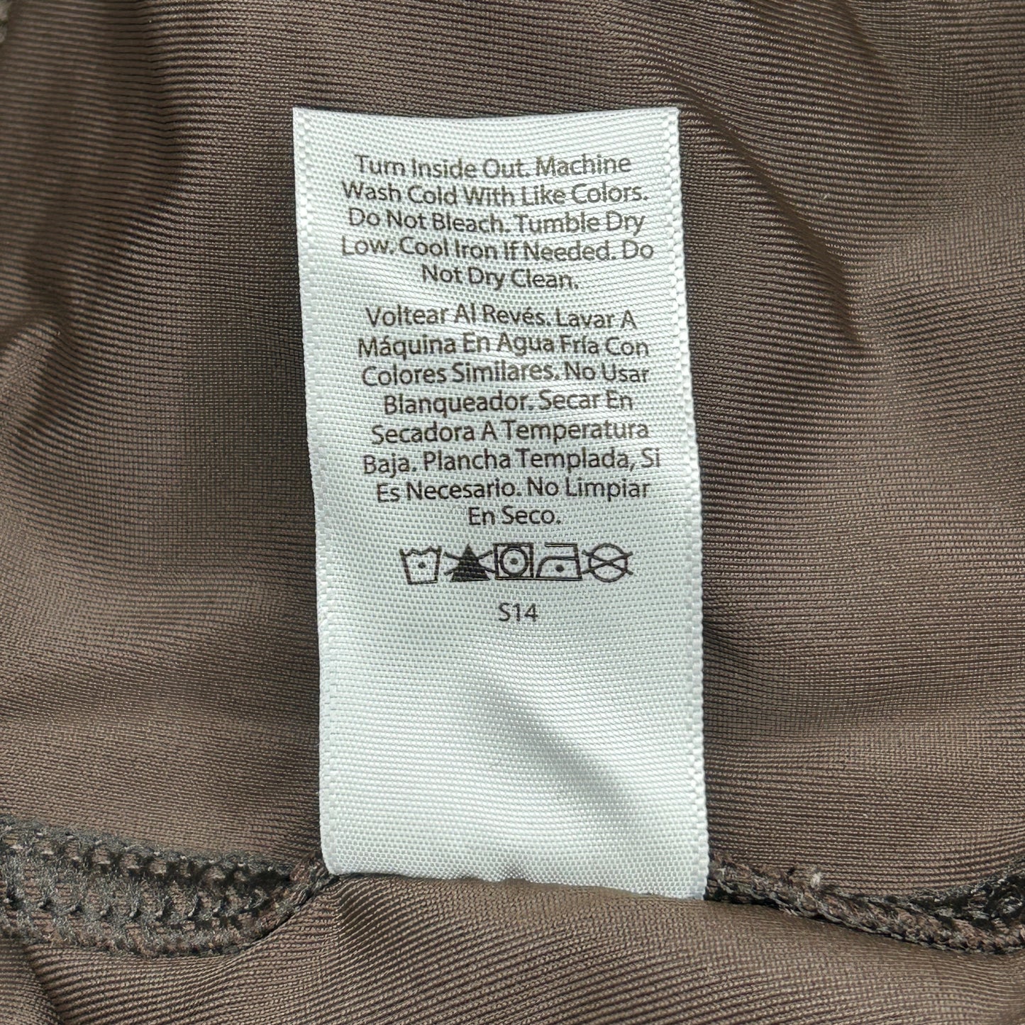 TIME AND TRU Women's Faux Leather Leggings Sz XXL 20 Brown (New)