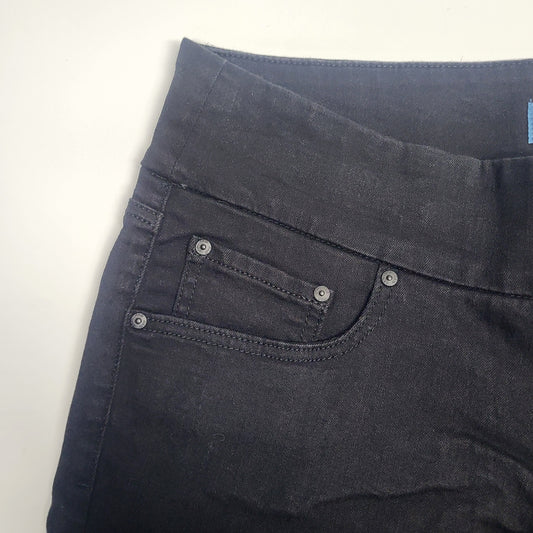 JAG Peri Mid Rise Straight Sustainable Denim Jeans Women's Sz 16/33 Black