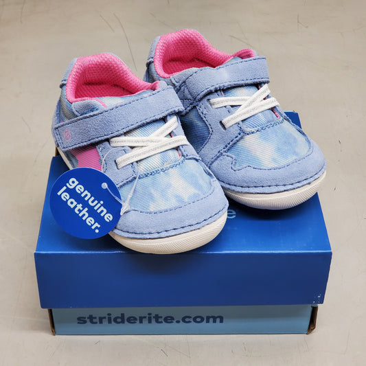 STRIDE RITE SM Waverly Sneaker Shoes Toddler SZ 3.5W Chambray BG038406