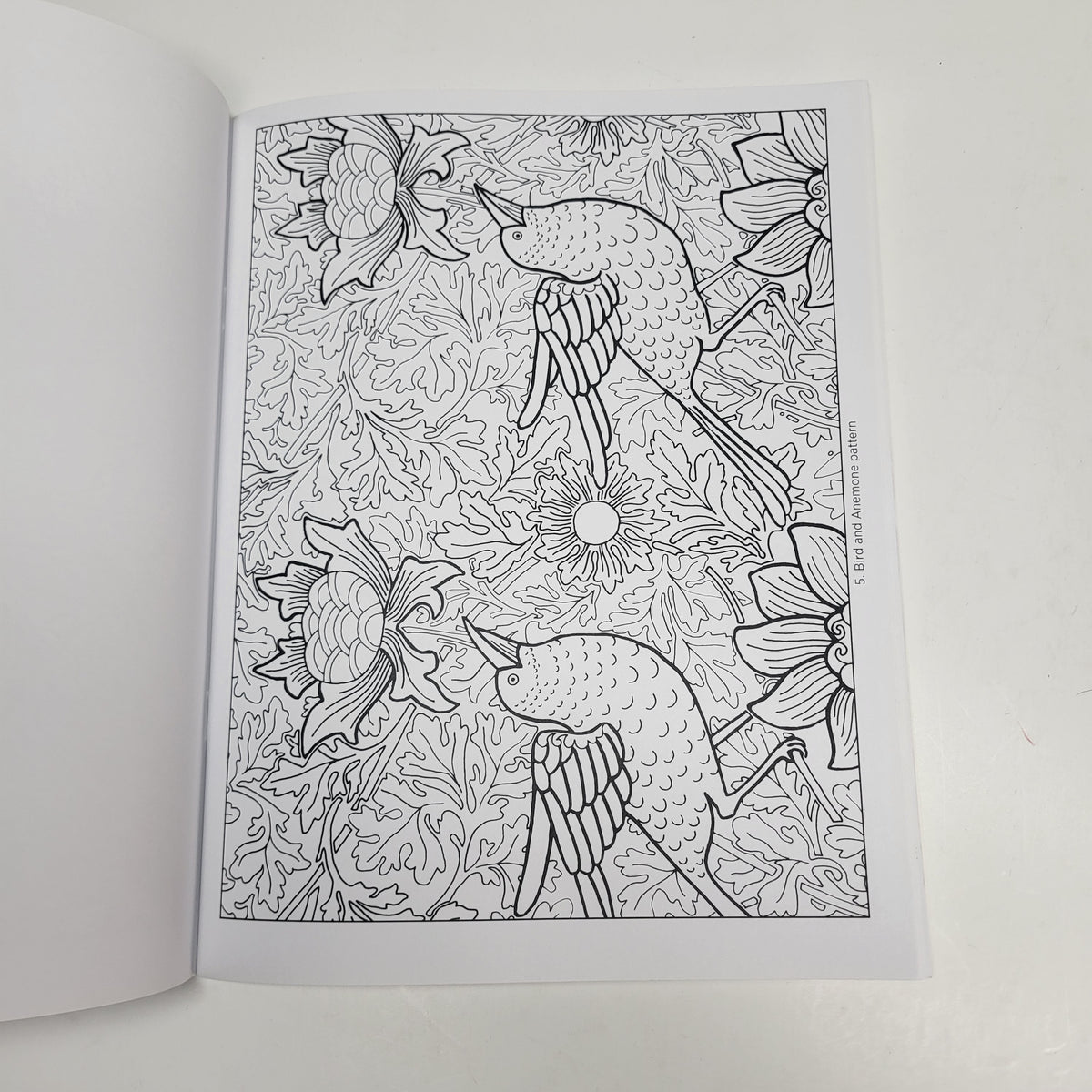 ZA@ POMEGRANATE William Morris Coloring Book Soft Cover 22 Images