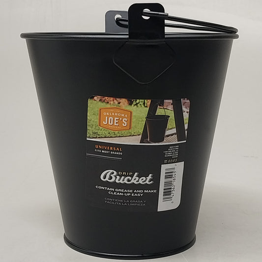 OKLAHOMA JOE'S (2 Pack) Drip Buckets Black, 64 Fl Oz 7"x7"x6" 9518545P06