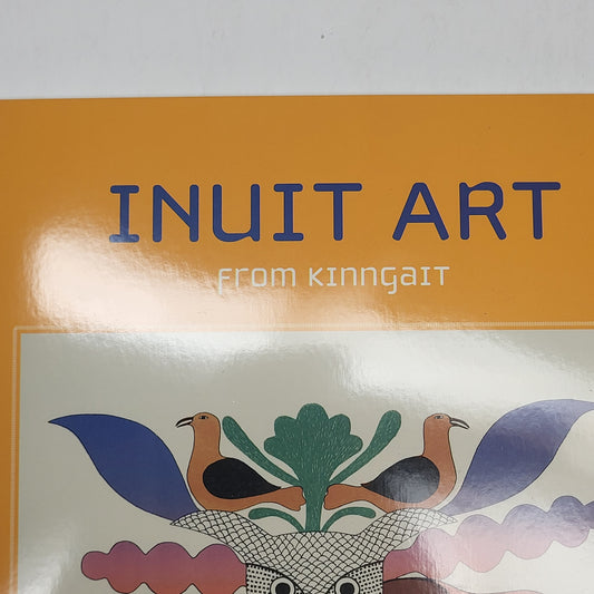 ZA@ POMEGRANATE Intuit Art From Kinngait Coloring Book Soft Cover Book Yellow