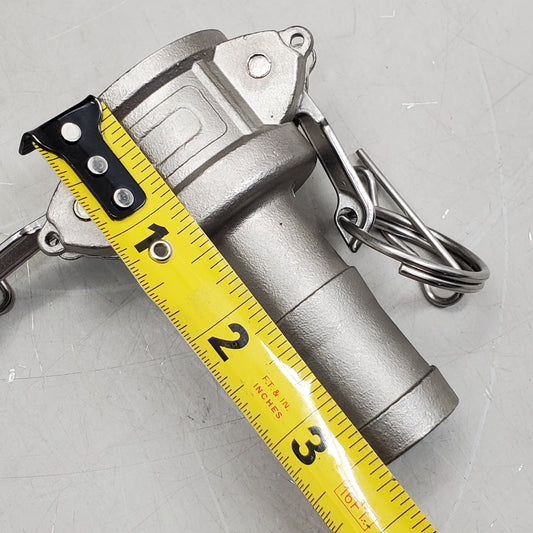 Stainless 1" CAM Groove Coupling Fitting C-100 316 SS C100-SS