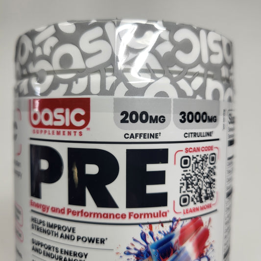 BASIC Creatine Monohydrate Increase Muscle Mass Ice Pop 8.5oz BB 01/27