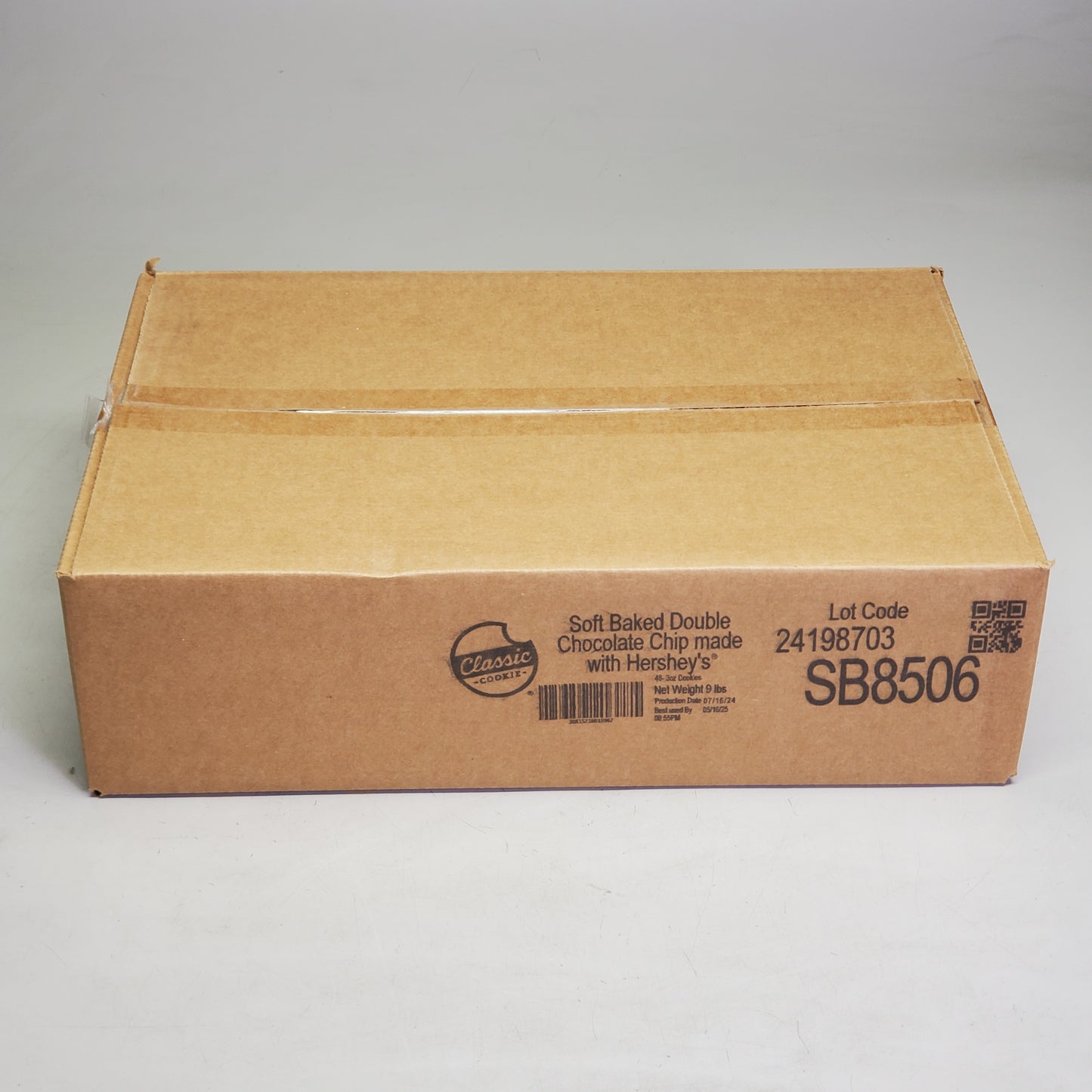 ZA@ MANNON SPECIALTY FOODS (48 Pack) Soft Baked Double Chocolate Hershey's Cookies 3 oz SB8506 B