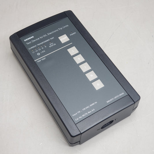 SIEMENS WL Hand-Held ETU Circuit Breaker Tester 3WL9111-1AT31-0AA0