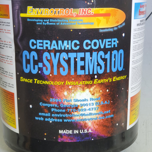 ENVIROTROL Ceramic Cover Insulation Corrosion Coating 5 Gal Bucket CC-SYSTEMS100 A1-11124
