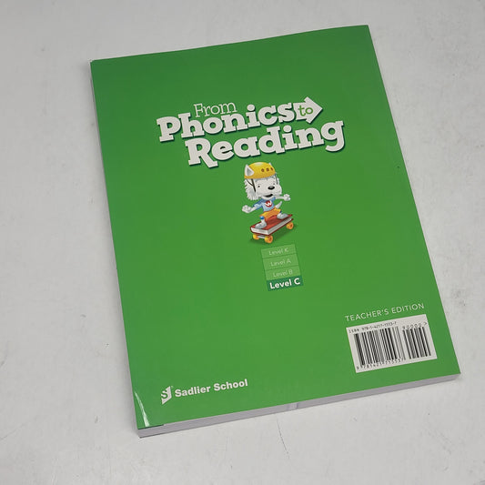 FROM PHONICS TO READING Level C Teachers Edition Wiley Blevins Paperback Book