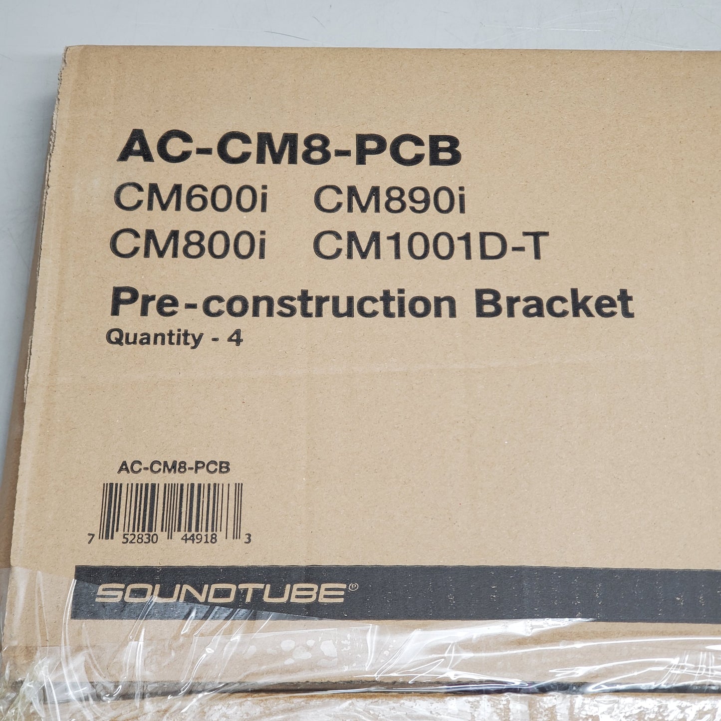 SOUNDTUBE (4 Pack) Pre-Construction Bracket Use w/ CMI Series Speakers Purple AC-CM8-PCB