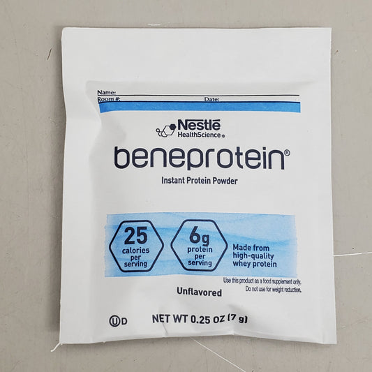 ZA@ NESTLE (75 Pack) Beneprotein Instant Protein Powder 0.25 oz Unflavored G12147839 BB 11/26