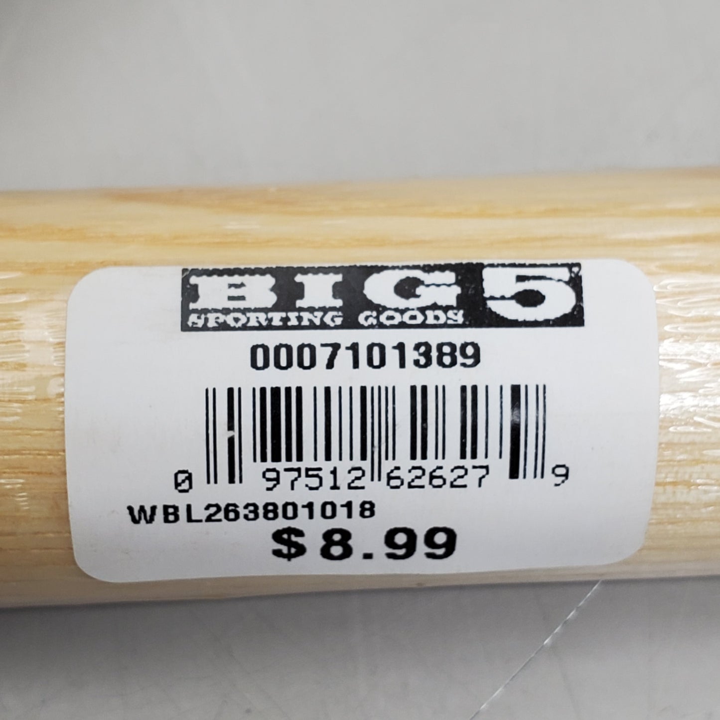 LOUISVILLE SLUGGER (2 Pack) Miniature Wood Bat 18" Raw WBL263801018