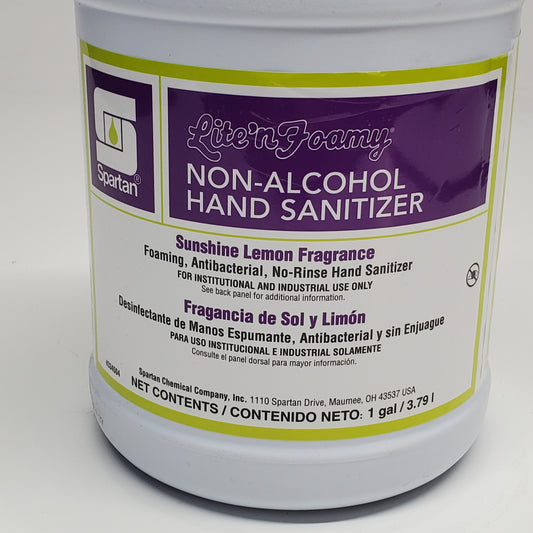 SPARTAN Non-Alcohol Hand Sanitizer Sunshine Lemon 1 gal 3345