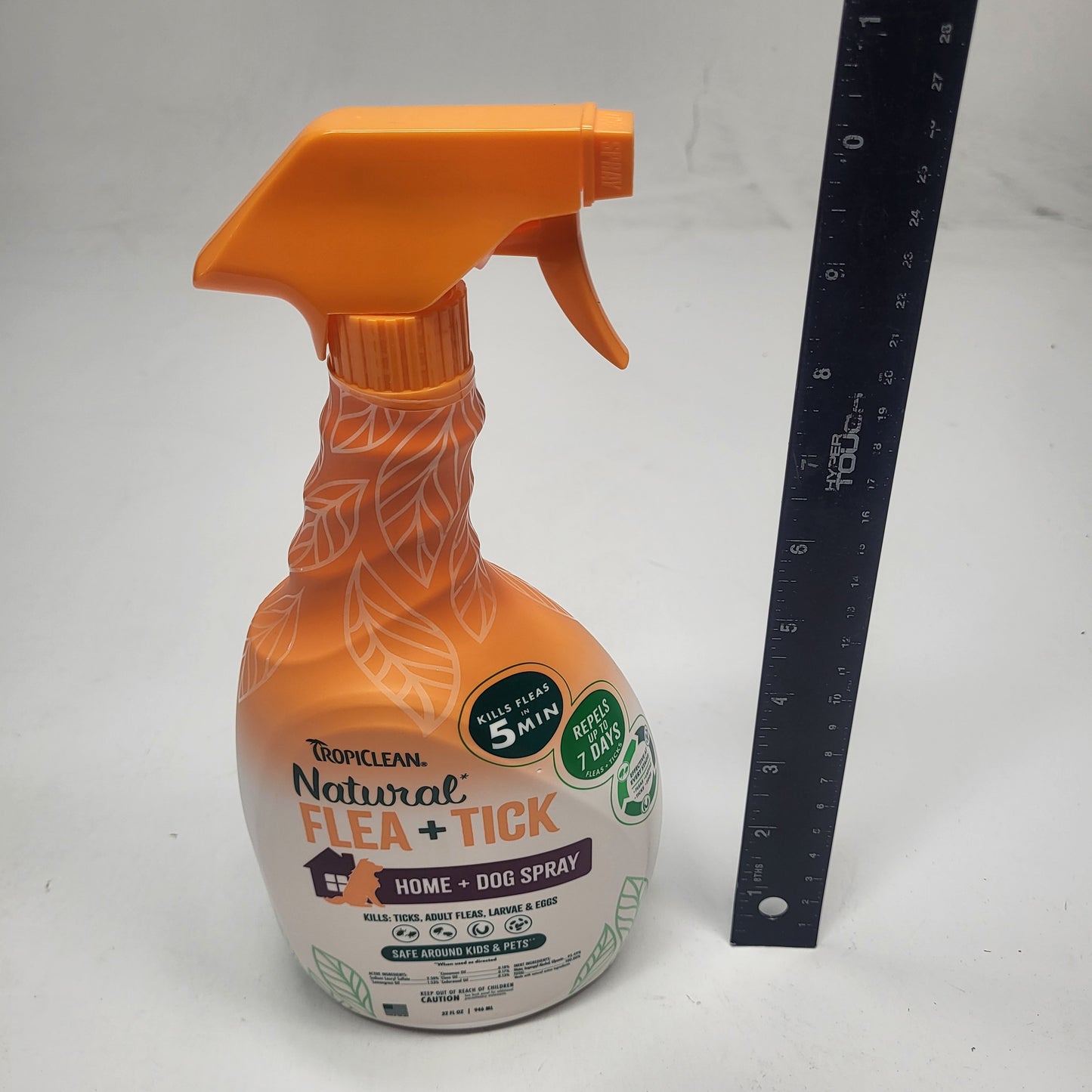 TROPICLEAN (3 PACK) Natural Flea & Tick Max Strength Home + Dog Spray 32 oz