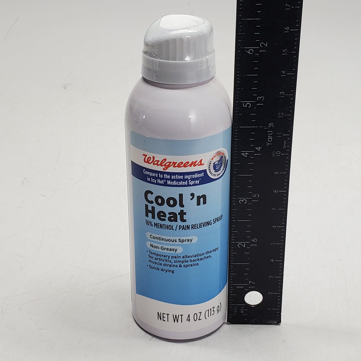 WALGREENS (2 Pack) Cool'n Heat Pain Relieving Spray 16% Menthol 4 OZ BB 01/27