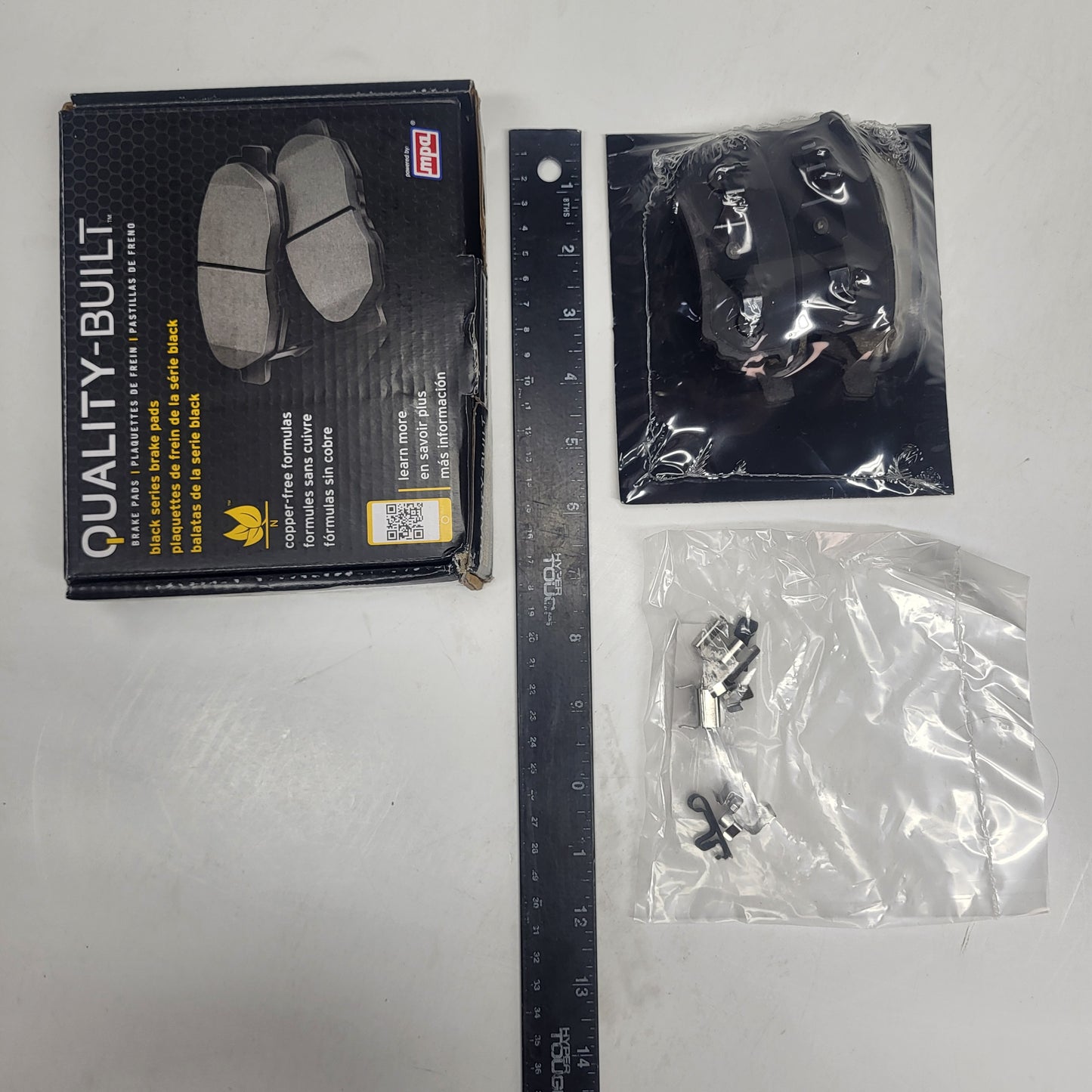 QUALITY-BUILT Ceramic Disc Brake Pad Set Black Rear 1003-1037C