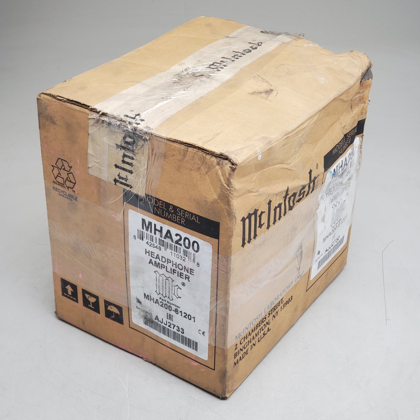 MCINTOSH Headphone Amplifier 2-Channel Vacuum Tube MHA200-61201