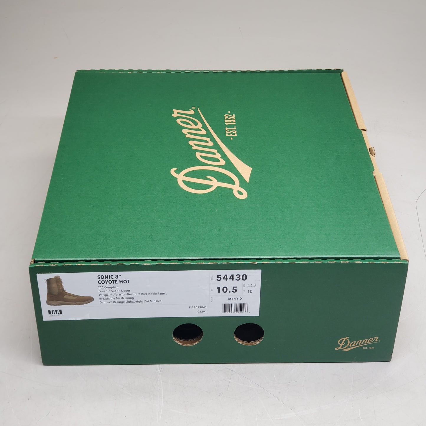 DANNER Sonic 8" Lightweight Tactical Hiking Boots Men's SZ 10.5 Coyote Hot 54430