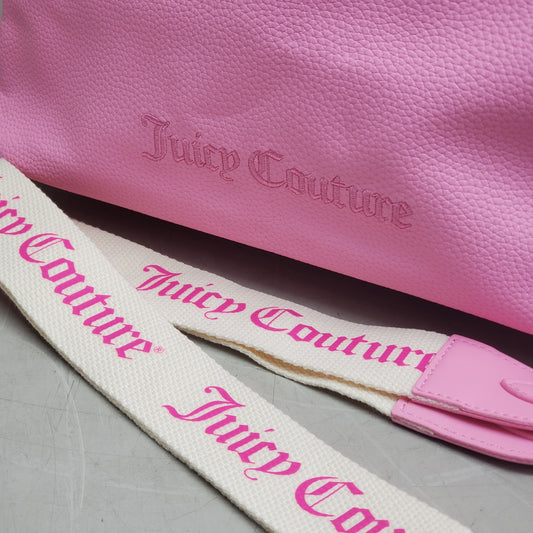 JUICY COUTUR Large Tote Bag Pvc 12"x12" Pink A0134950