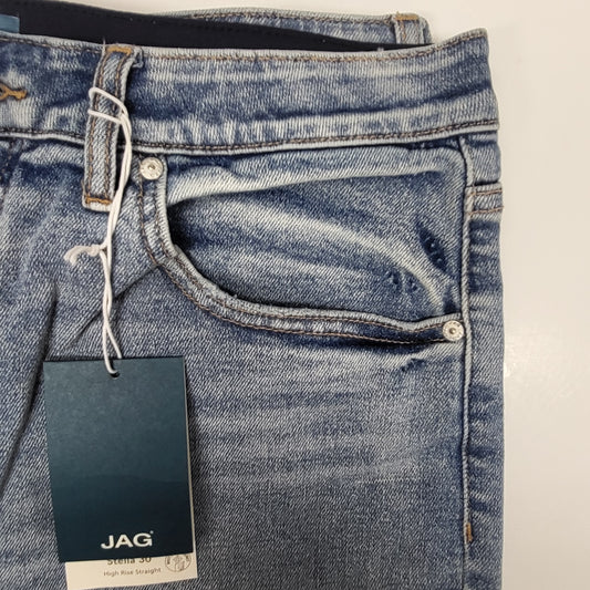 JAG Stella High Rise Slim Fit Straight Womens Sz 14 Seashore J2906SAT108