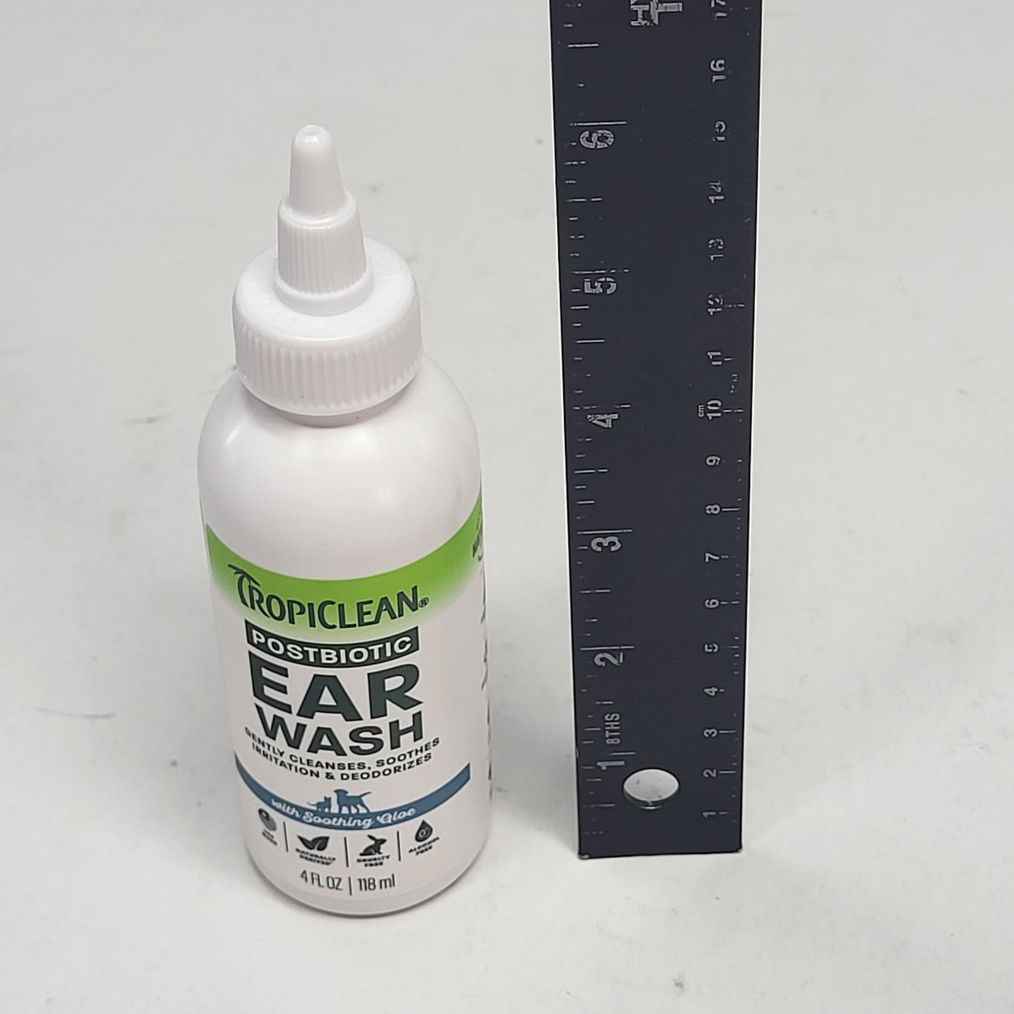 TROPICLEAN Postbiotic Ear Wash With Soothing Aloe 4 Oz BB 06/29