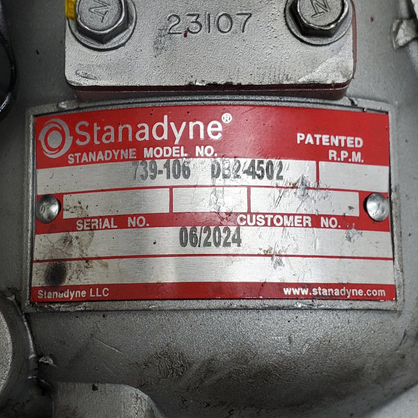 STANADYNE Diesel Fuel Injection Pump for Chevy Light Duty 6.2L 1986-1987 739-106 DB2-4502 (For Parts)