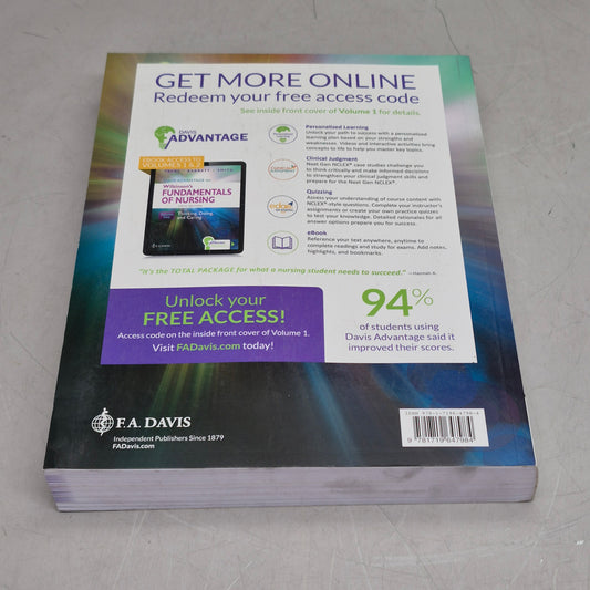 F.A. DAVIS Wilkinson's Fundimentals Of Nursing 5th Edition Volume 3 2025