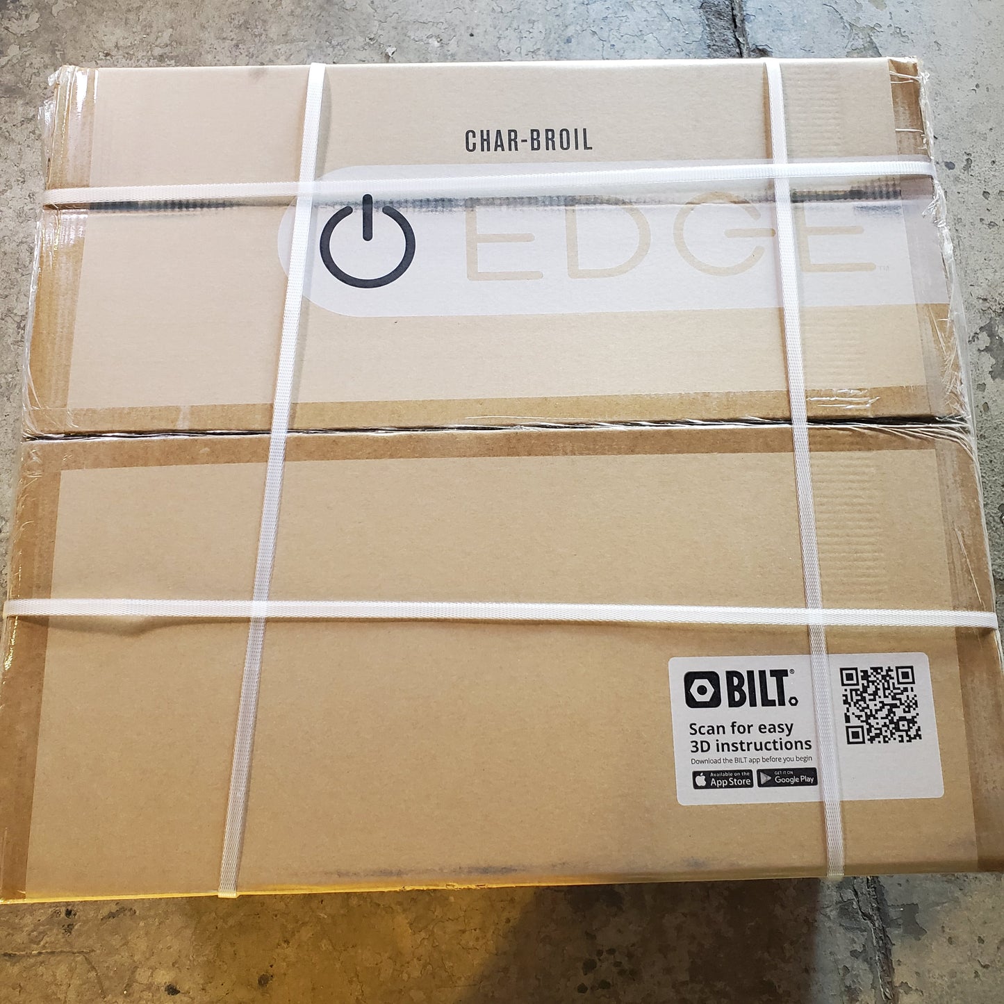 CHAR-BROIL Edge Electric Grill 20.25"D x 48"W x 45"H Grey/Black 22652143