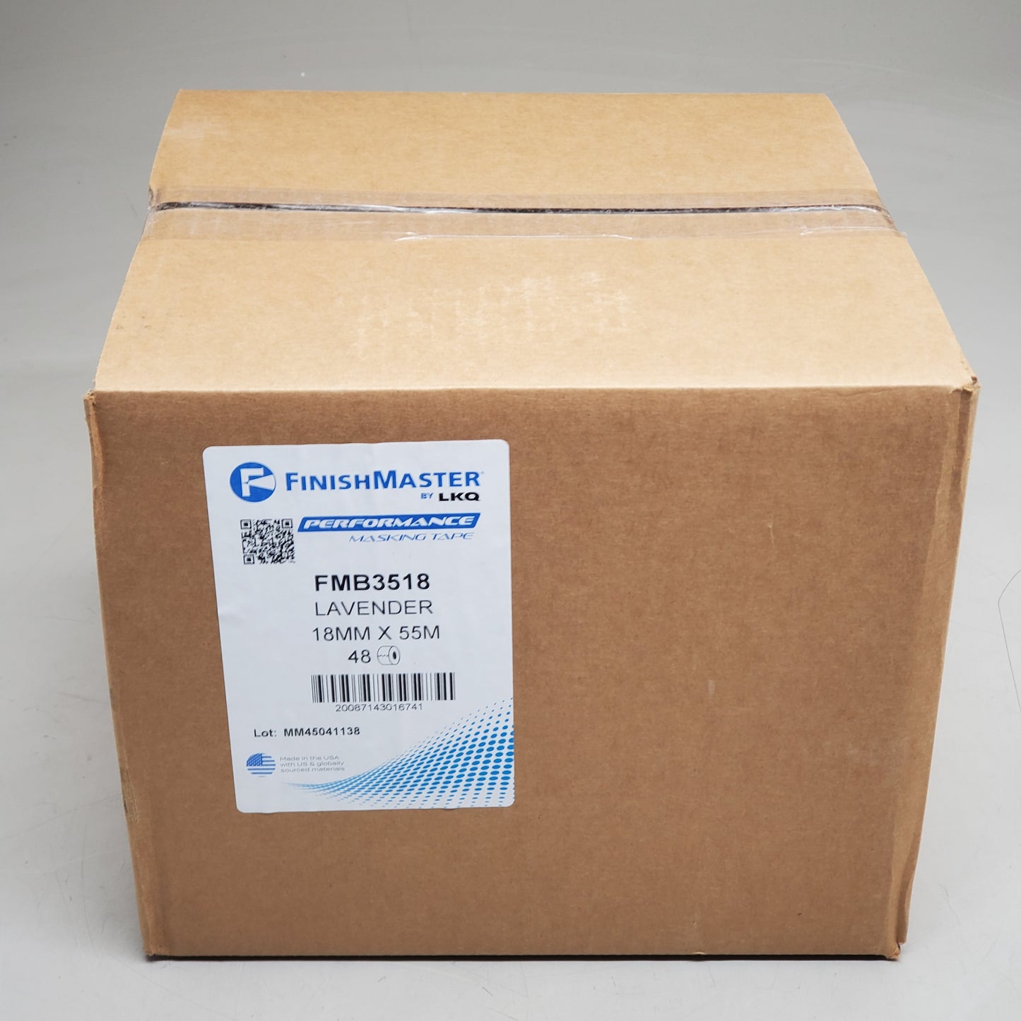 FINISHMASTER LKQ (48 Rolls) Performance Masking Tape 18mm x 55m Lavender FMB3518