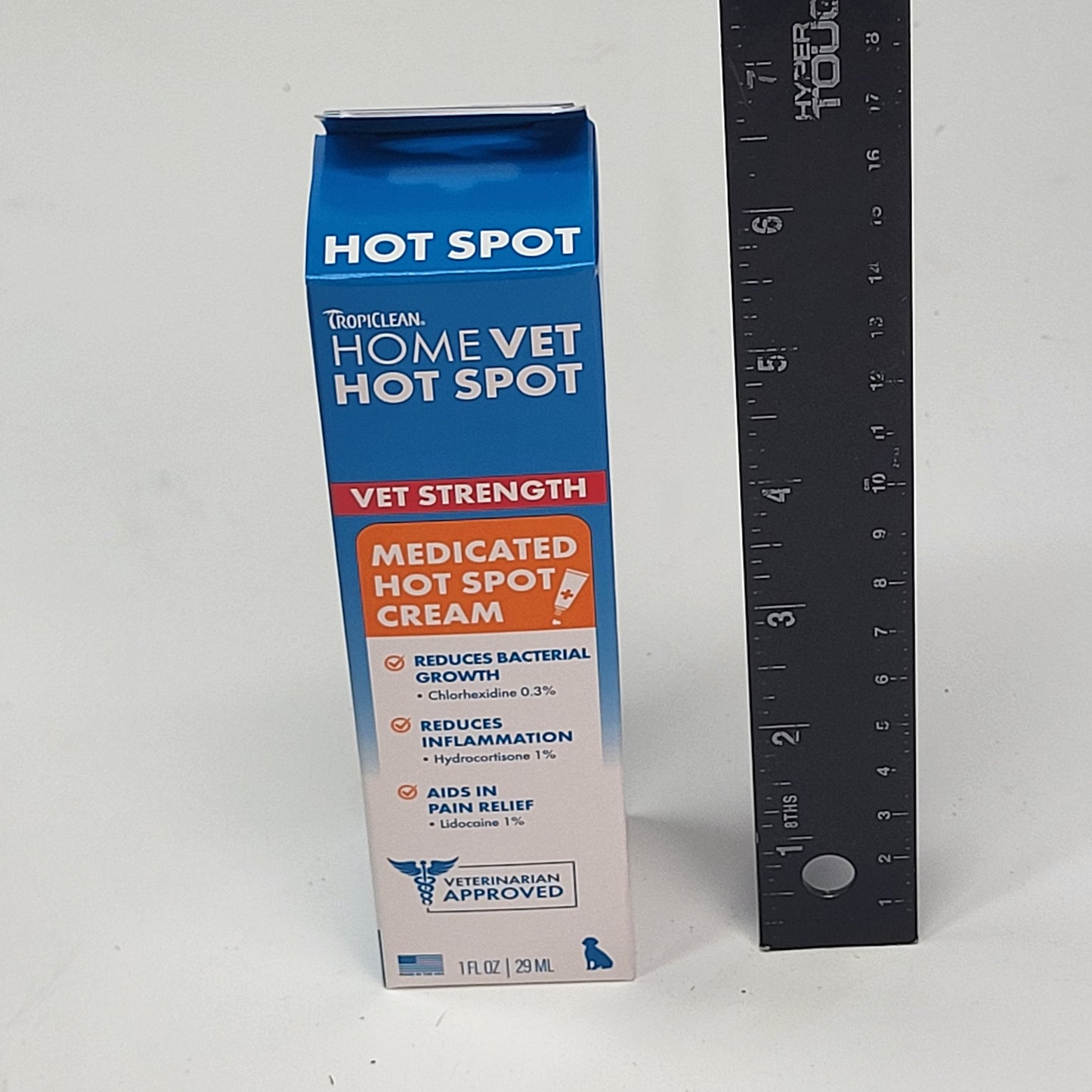 ZA@ TROPICLEAN (6 PACK) Homevet Medicated Pet Hot Spot Cream 1 oz 06/28