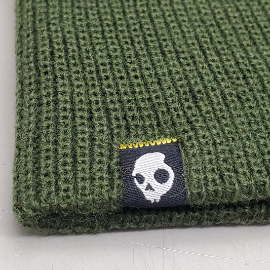 SKULLCANDY Snow Winter Knit Beanie Hat SZ OS Fits Most Olive SKDY2265-OLV