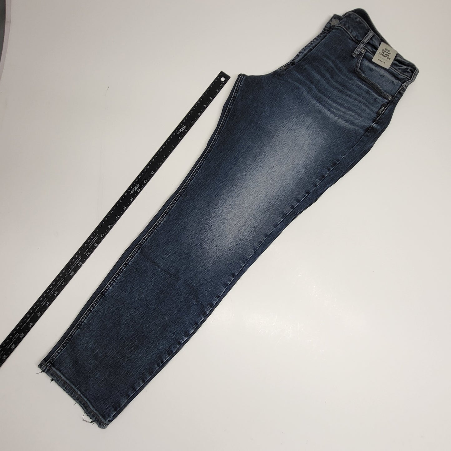 SILVER JEANS CO Silver Jeans Co. Mid-rise Straight Leg Jeans Women's Sz 18 Indigo W03403edb328